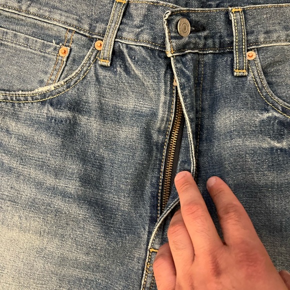 New Levi’s 50’s Straight Fit Selvedge Premium Big E Jeans - Picture 5 of 11